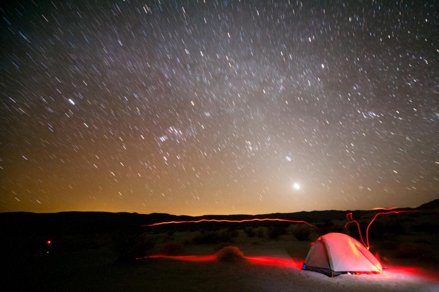 Desert Camping on the Panamint Dunes