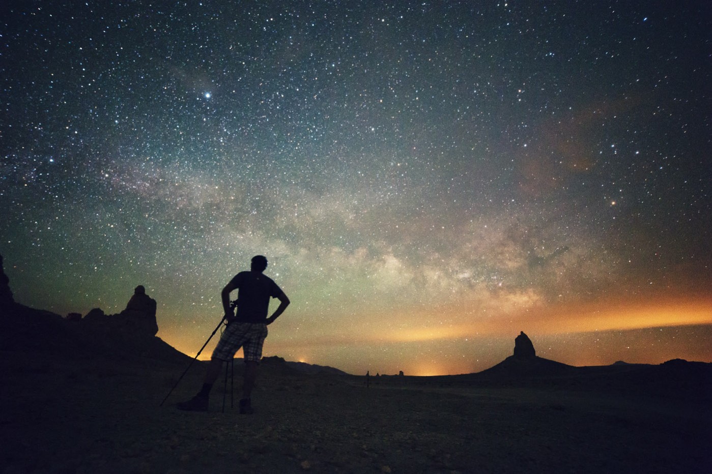 Sid taking his first Milky Way photos.