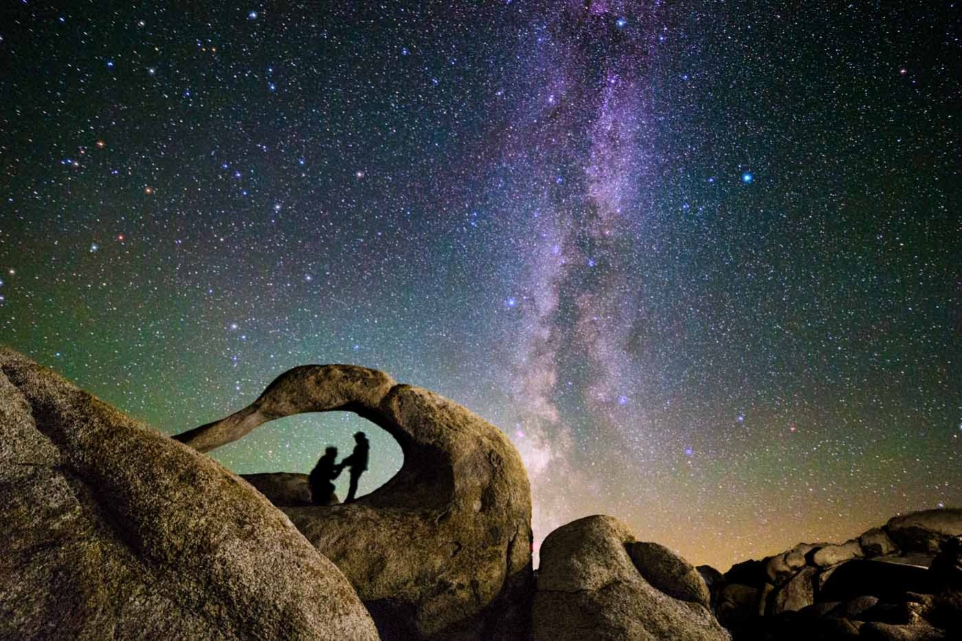 Canon EOS 6D Milky Way from Alabama Hills Mobius Arch