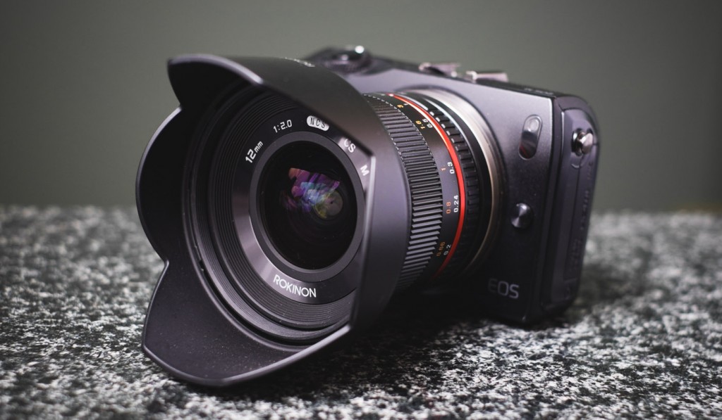 Rokinon 12mm f/2.0 NCS CS on Canon EOS M