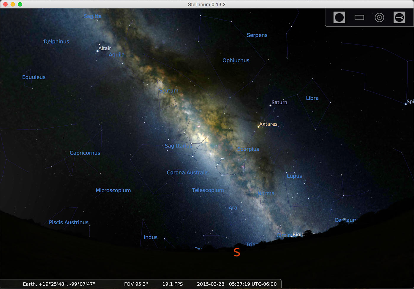 application stellarium