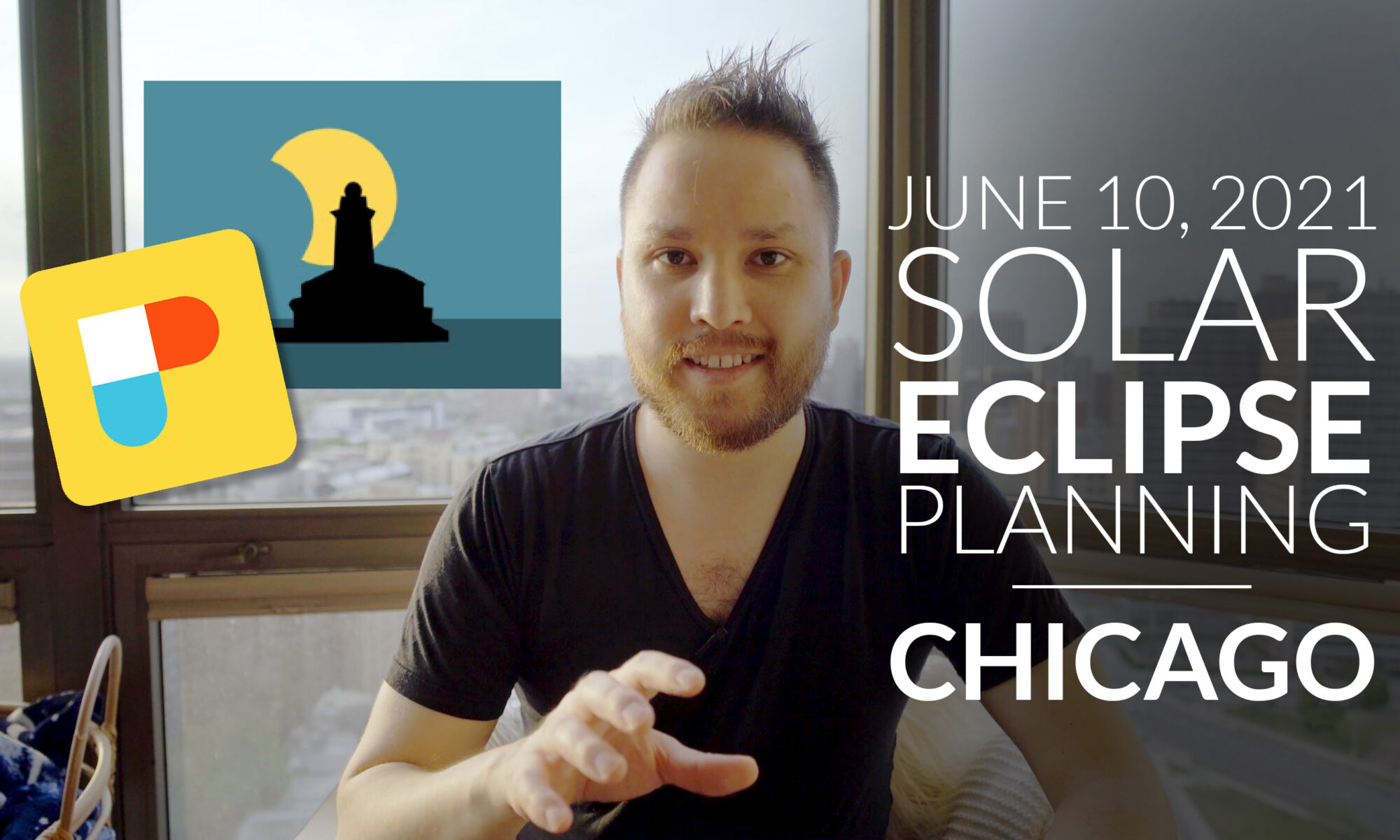 June 10, 2021 Solar Eclipse Planning in Chicago with PhotoPills