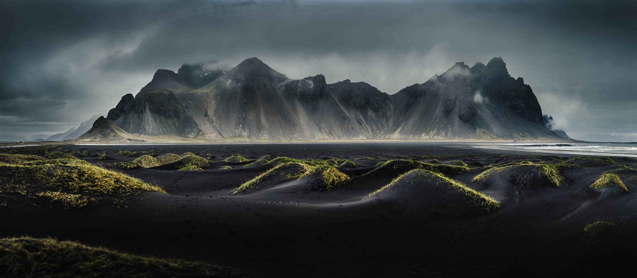 Vestrahorn, Iceland. 56 frame Panorama, Sigma 105mm f/1.4 Art @ f/2, 1/4000th, ISO 100