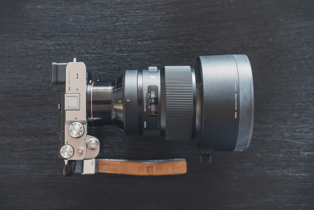 Sigma 105mm f/1.4 Art Lens on a Sony a7C Camera