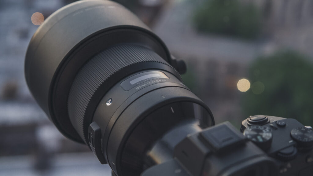 The Sony a7III on the Sigma 105mm f/1.4 Art lens