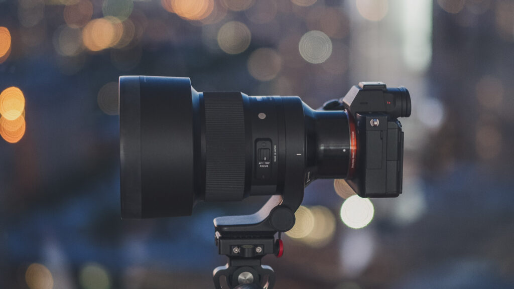 The Sony a7III on the Sigma 105mm f/1.4 Art Lens