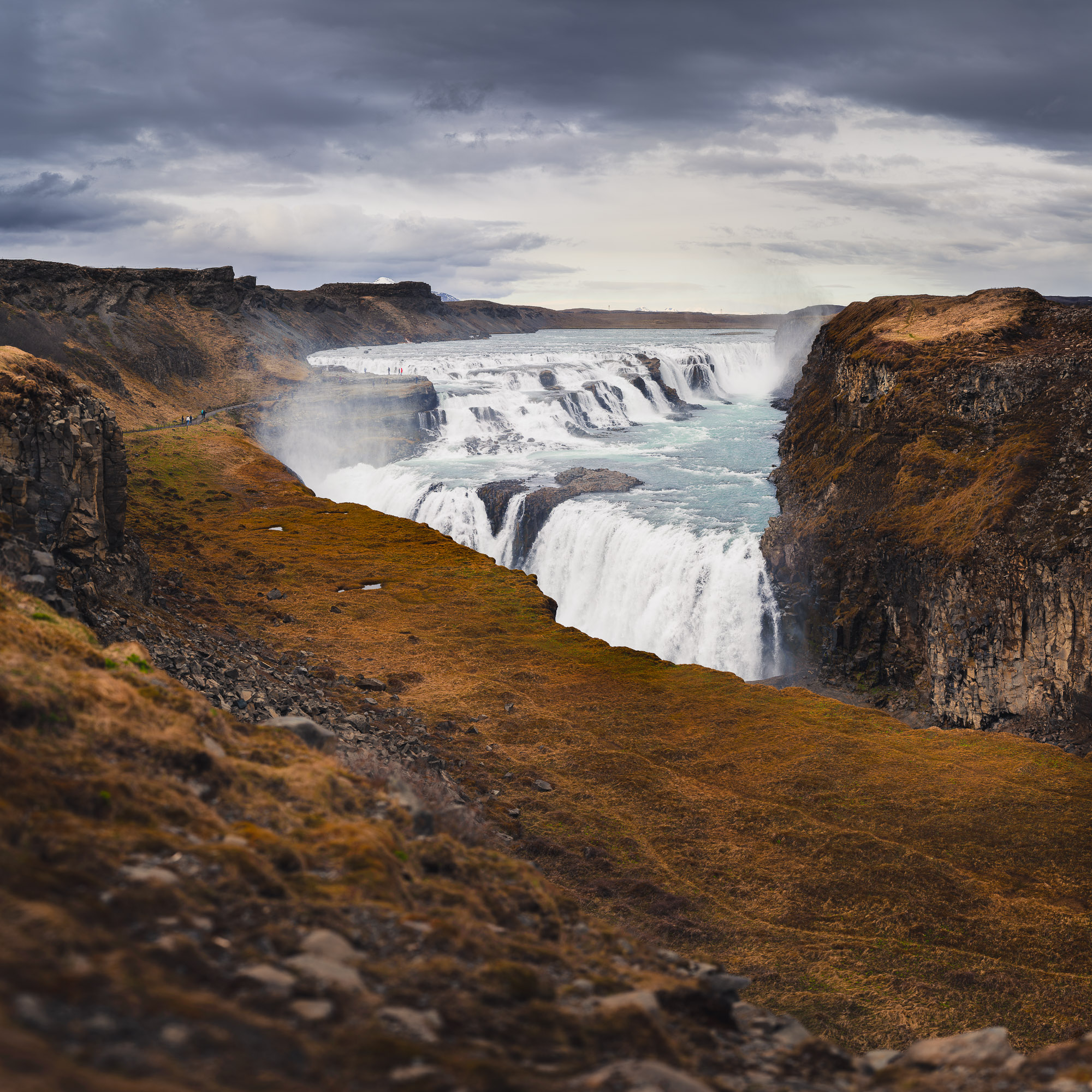 Gullfoss, Iceland. 35 frame panorama, 178 megapixels, Sigma 105mm f/1.4 @ f/2.8, 1/1600th, ISO 100