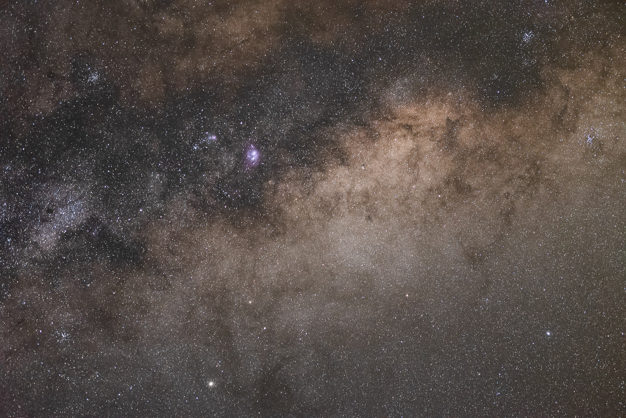 Milky Way Galactic Center shot on the Sigma 105mm f/1.4 DG HSM Art Lens